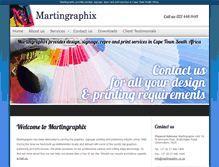 Tablet Screenshot of martingraphix.co.za